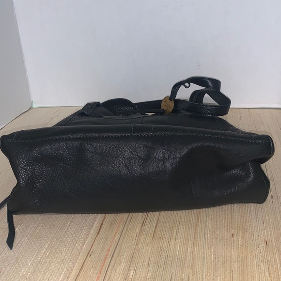 Margot New York Marcie Marcy Handbag Buttery Leather Black Classic Old Money - Picture 12 of 16